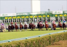 JRA競馬中継「スタート音」はニセモノだった!?　いつもの『ガッシャン！』もゲート開かず……戸崎圭太騎手たまらず落馬