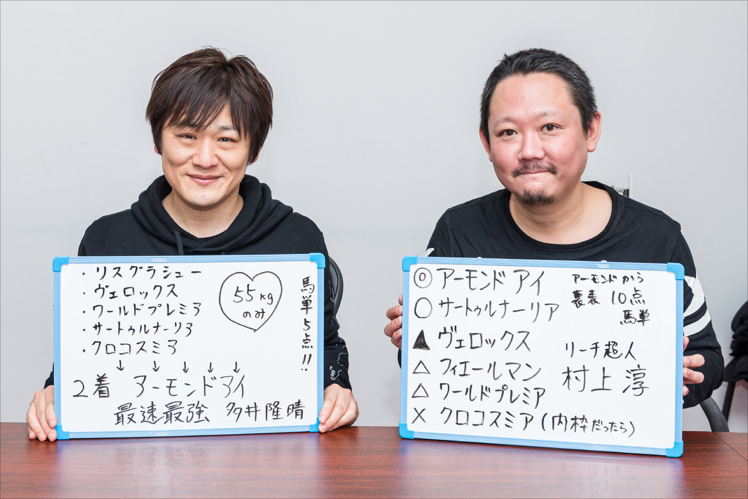 有馬記念「アーモンドアイは負ける」麻雀界カリスマ勝負師2人が挙げた「超人気薄」激走馬とは!?　多井隆晴×村上淳が2019最後の大予言!?の画像6