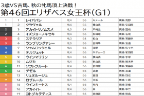JRA【エリザベス女王杯（G1）予想】レイパパレ＆アカイトリノムスメではない「強力なもう1頭」から3点勝負！ 激走を予感させる穴馬の存在で波乱の1戦になるか!?