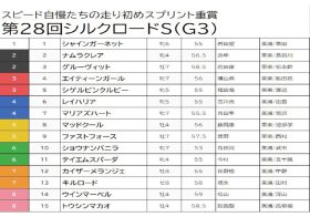 【シルクロードS（G3）予想】ナムラクレア、ウインマーベルを切り！「なさそうでアリの穴馬3頭」で万馬券を狙う!!