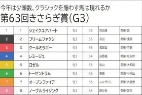 【きさらぎ賞（G3）予想】オープンファイアは「遅い」ので切り！少頭数だから3連複1点で仕留める！