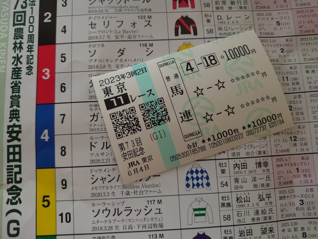 【安田記念1点勝負】武豊×ジャックドール、川田×ソダシを含むG1馬8頭を消し! 渾身の大勝負への画像3