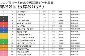 【根岸S（G3）予想】データ重視でタガノビューティーを本命に指名！ここを頭に自信の6点勝負！